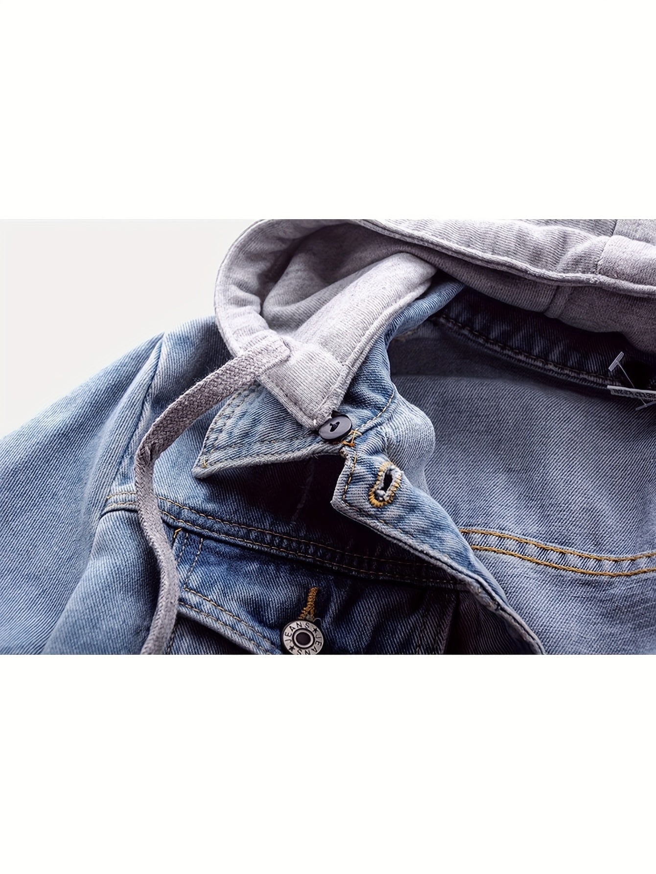 Women's Versatile Denim Button-Front Jacket – Sizes 0XL–4XL detail view