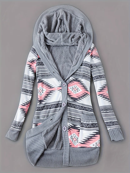 Women's Versatile Denim Colorblock Jacket detail view