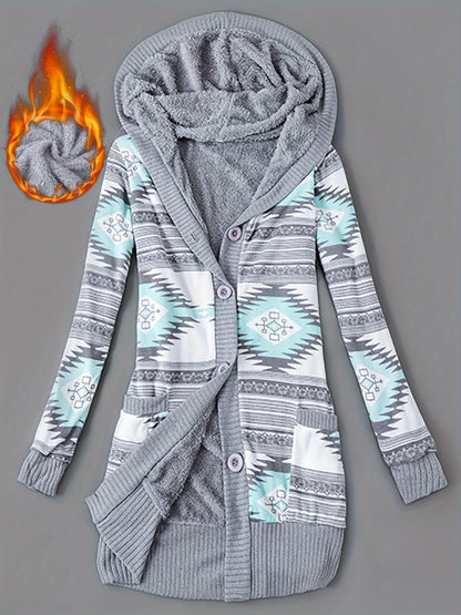 Women's Versatile Denim Colorblock Jacket detail view