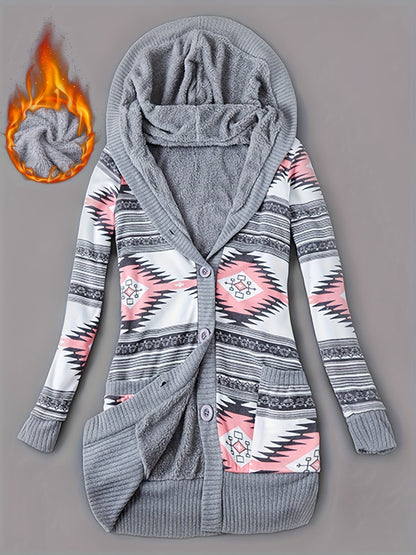 Women's Versatile Denim Colorblock Jacket detail view