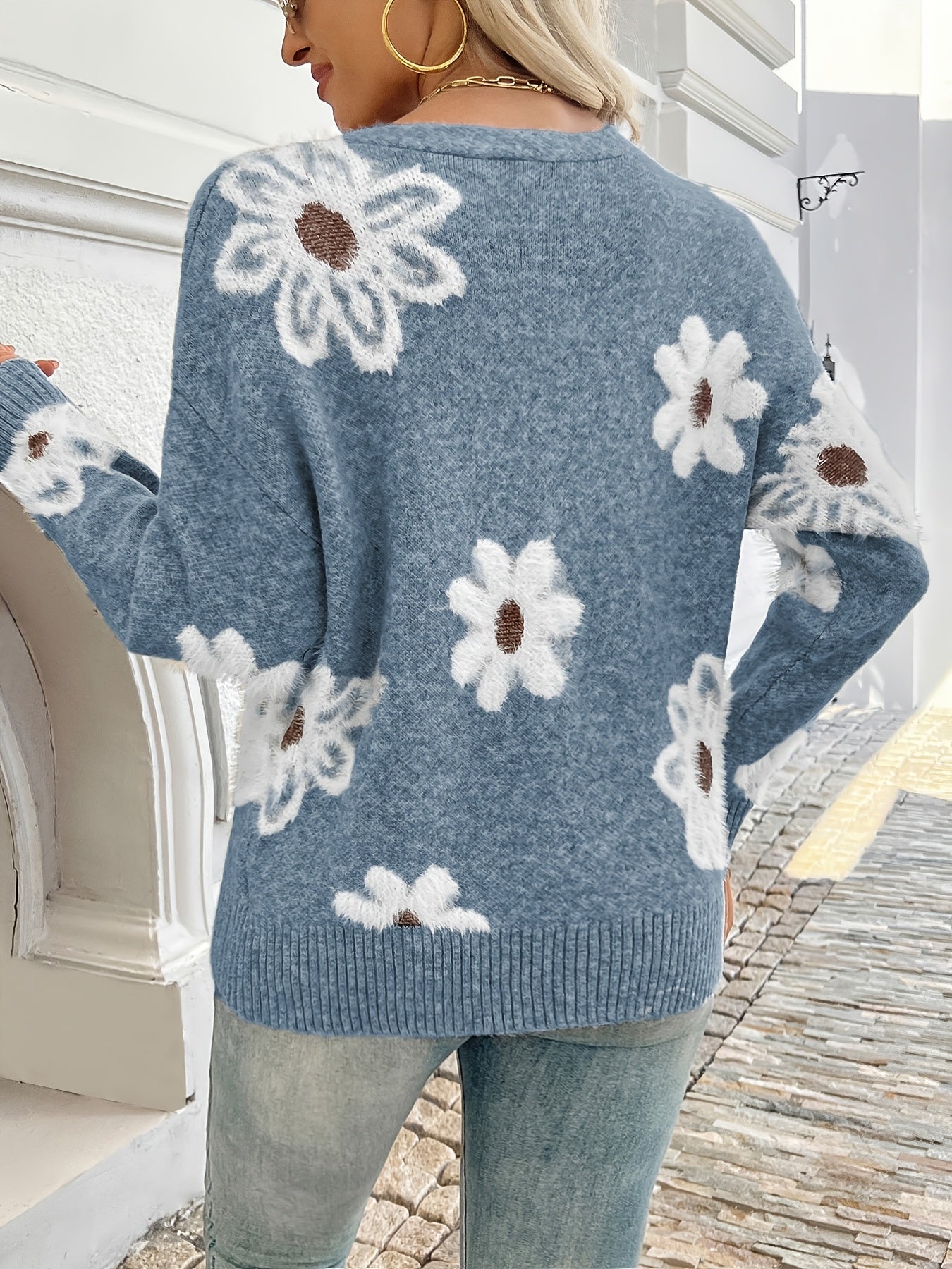 Women's Versatile Denim Open-Front Cardigan – 5-Color Selection detail view