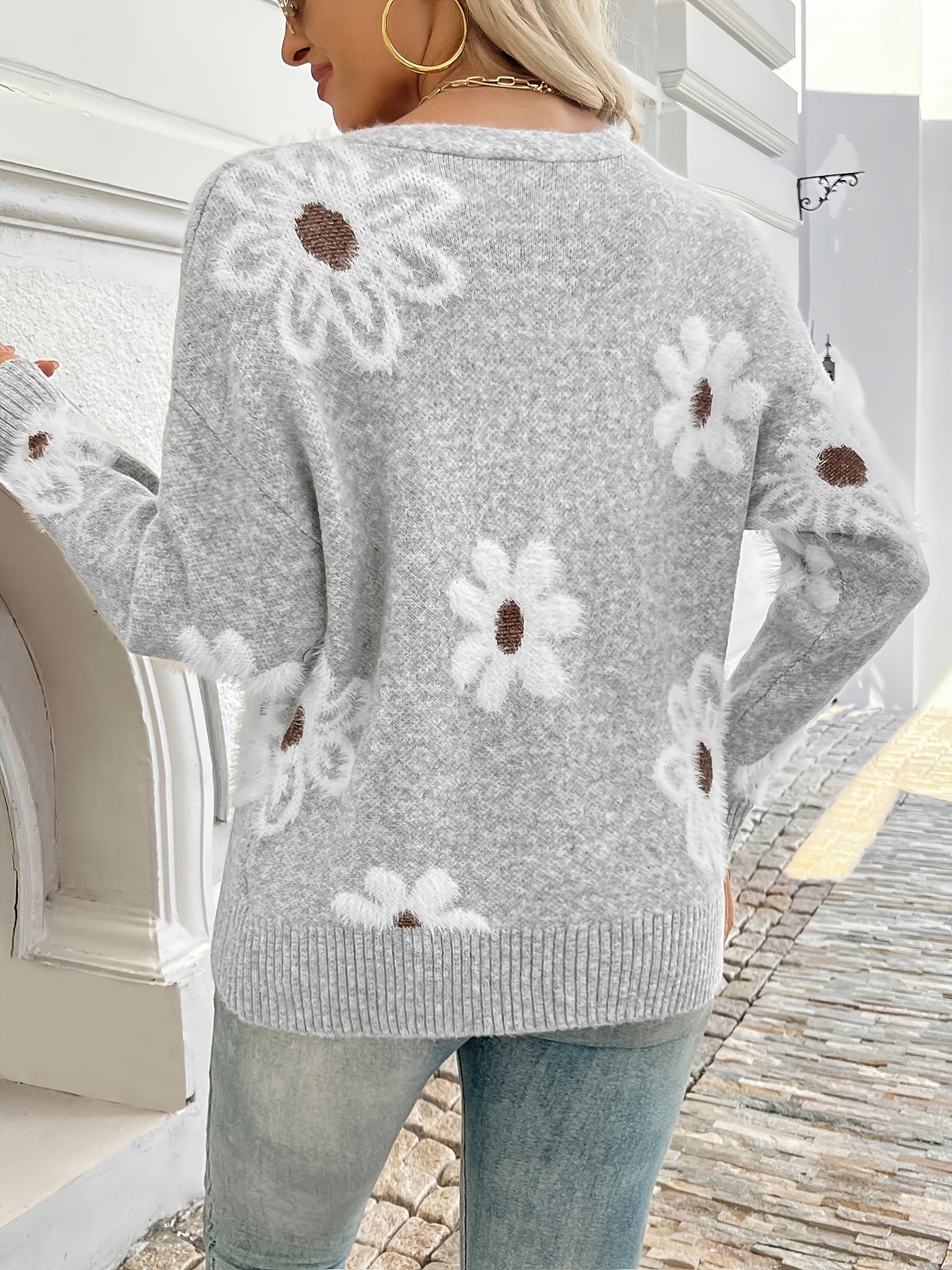 Women's Versatile Denim Open-Front Cardigan – 5-Color Selection detail view