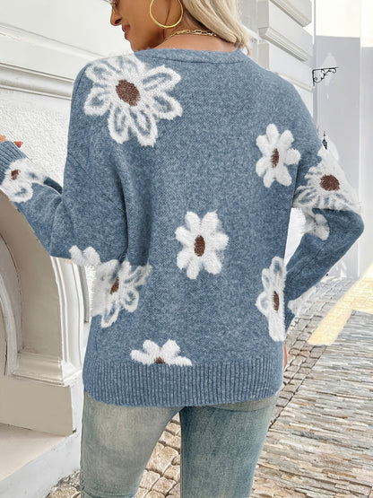 Women's Versatile Denim Open-Front Cardigan – 5-Color Selection detail view