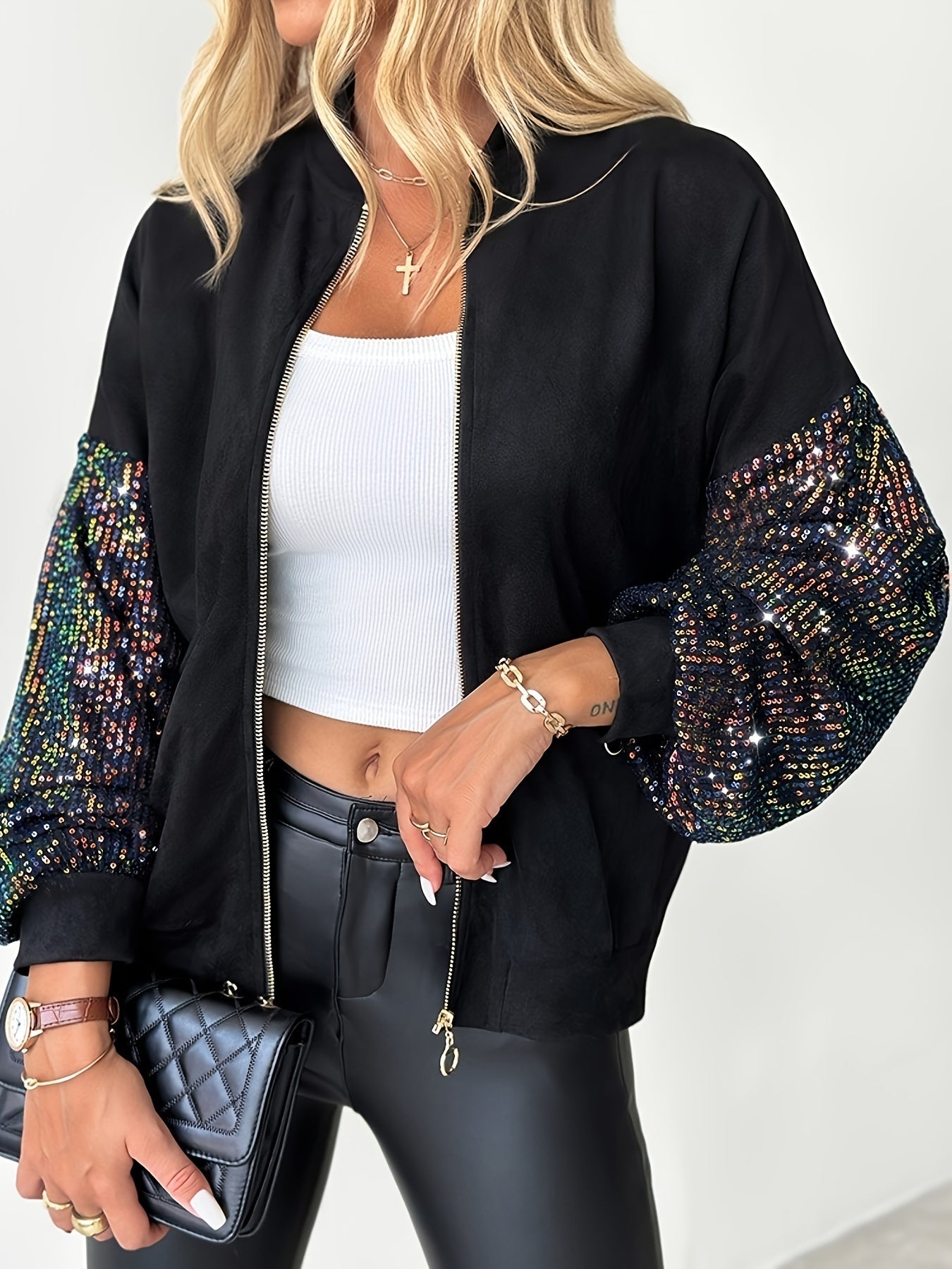 Women's Versatile Denim Open-Front Cardigan – 5-Variant Selection detail view