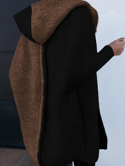 Women's Versatile Denim Open-Front Cardigan – Black / Sizes S–XL detail view