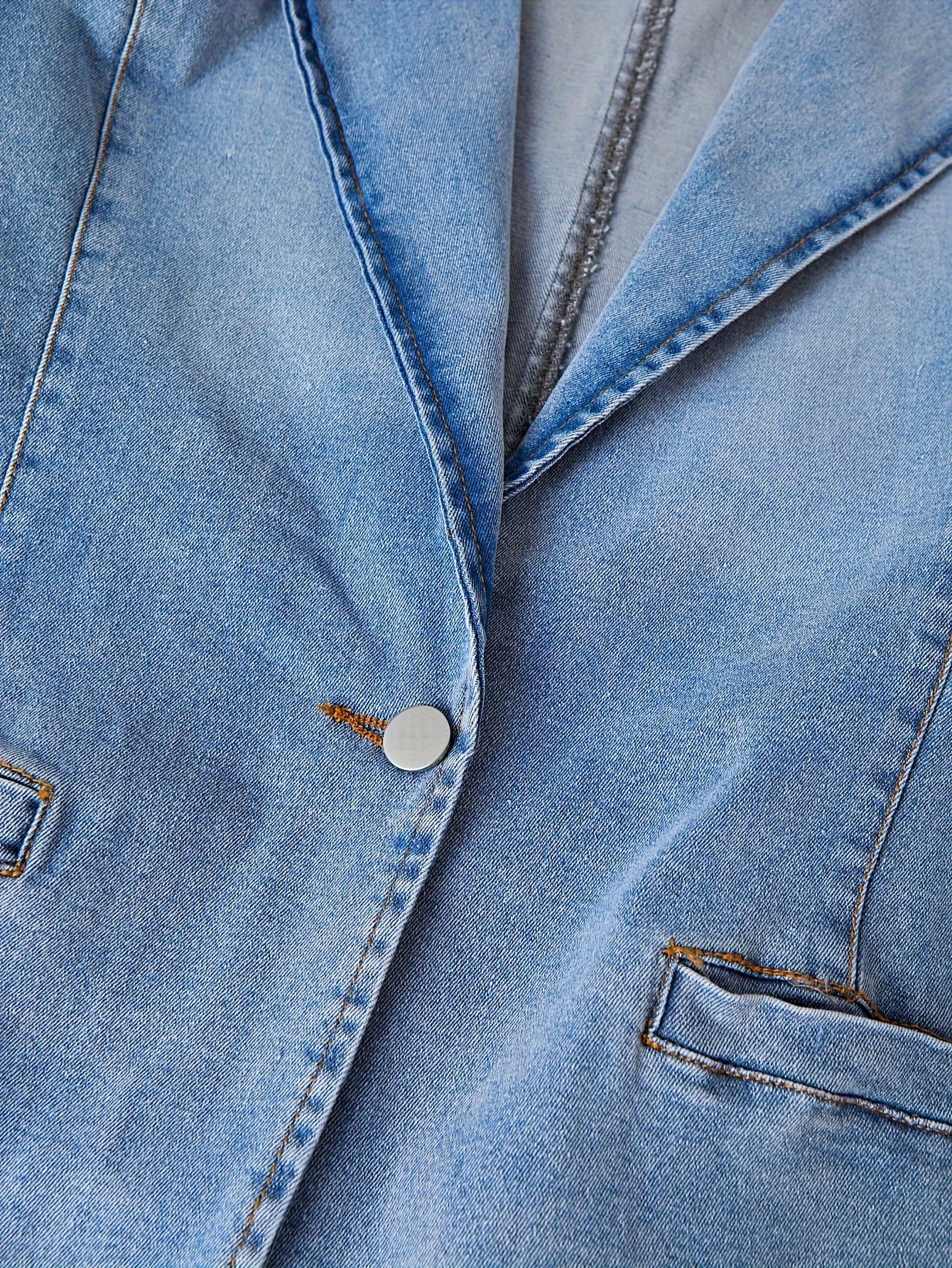 Women's Versatile Denim Pullover Blazer – view 3