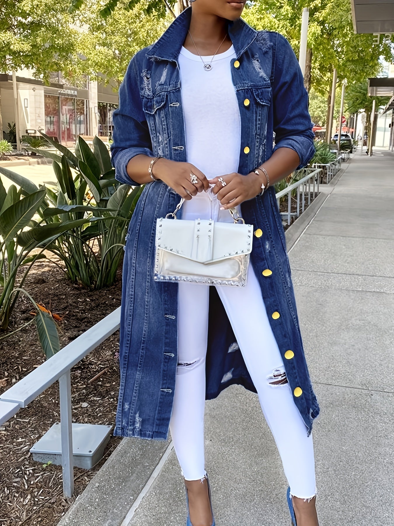 Women's Versatile Denim Pullover Jacket – 9-Variant Selection – view 9