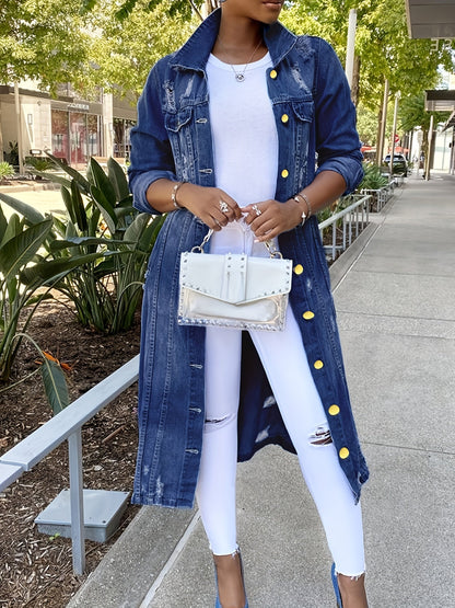 Women's Versatile Denim Pullover Jacket – 9-Variant Selection – view 9