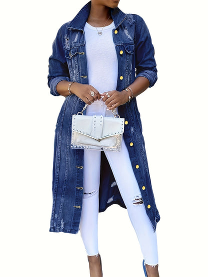 Women's Versatile Denim Pullover Jacket – 9-Variant Selection – view 10