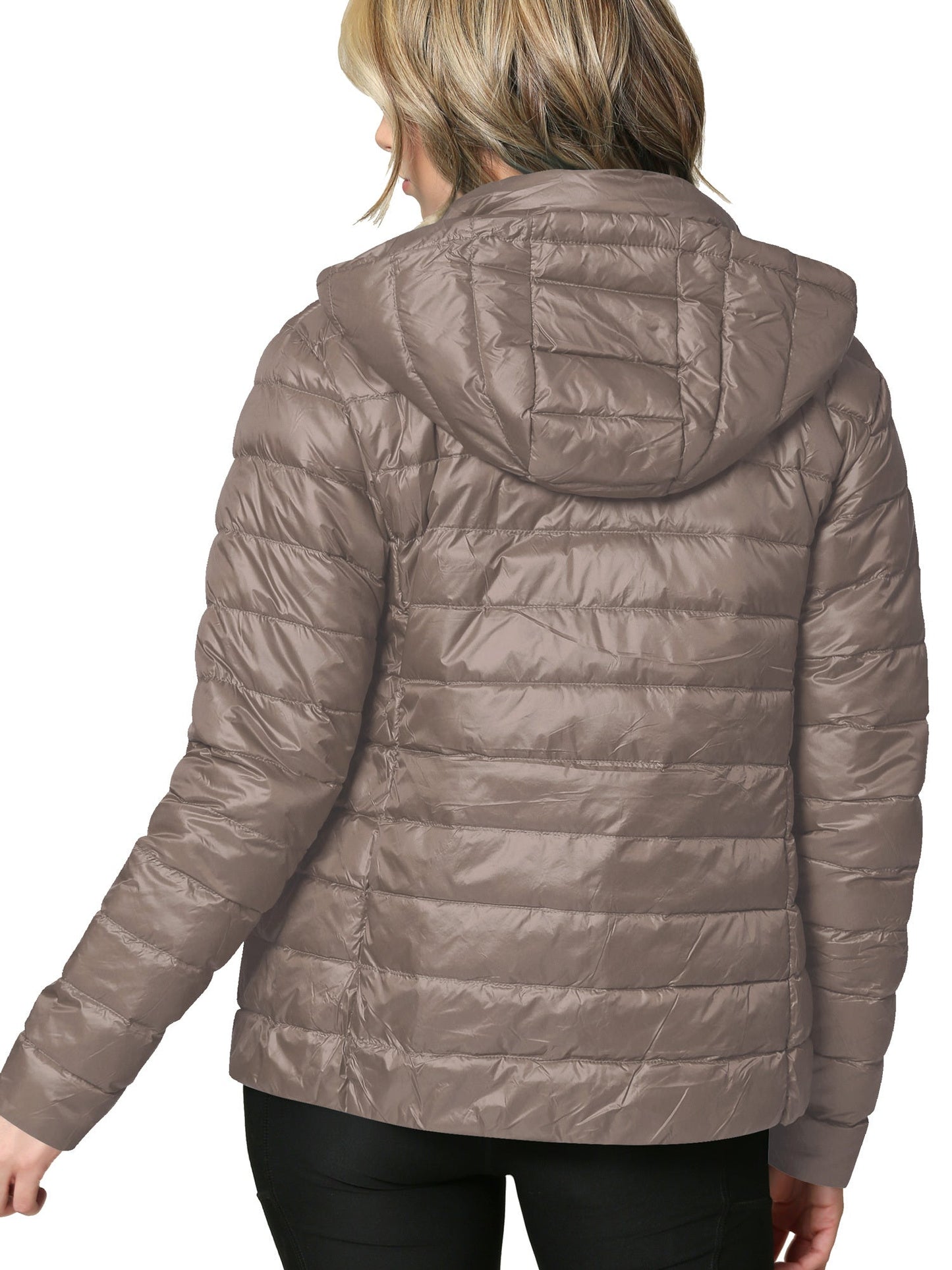 Women's Versatile Denim Pullover Jacket – Navy / Olive detail view