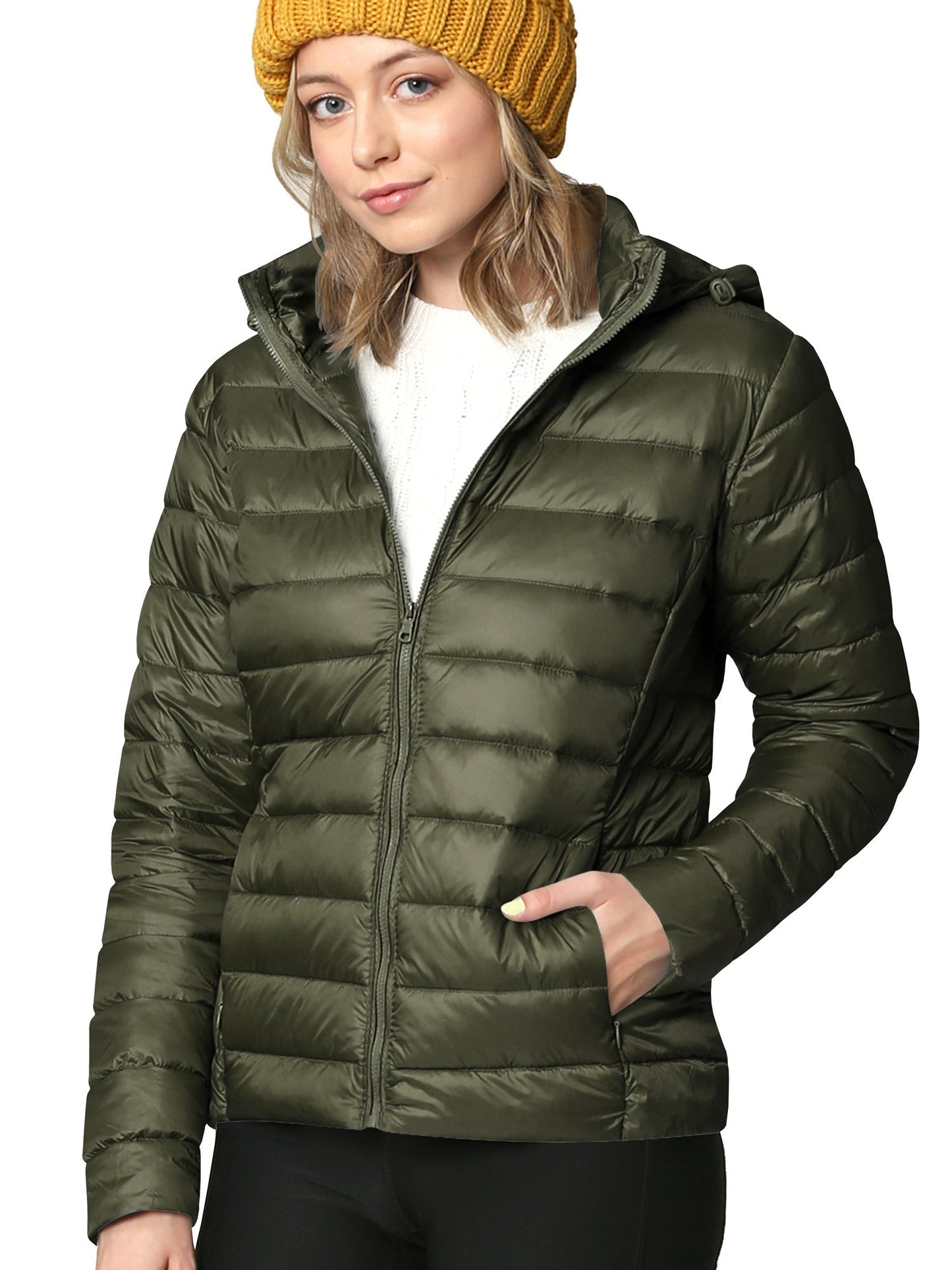 Women's Versatile Denim Pullover Jacket – Navy / Olive – Navy option – view 10