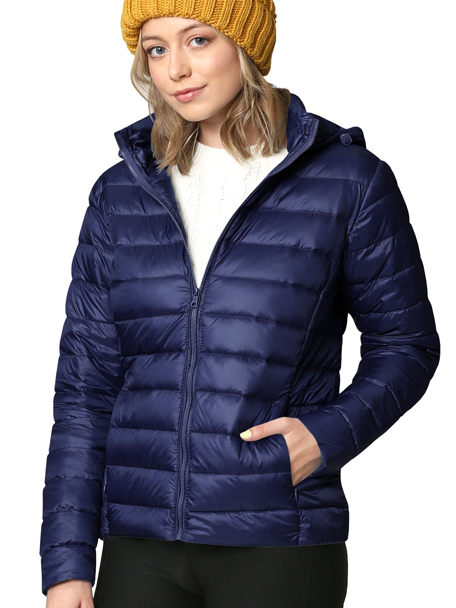 Women's Versatile Denim Pullover Jacket – Navy / Olive – Navy option – view 13
