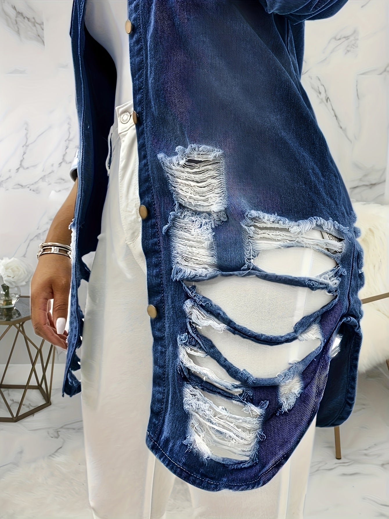 Women's Versatile Denim Single-Breasted Jacket – 10-Variant Selection – view 5