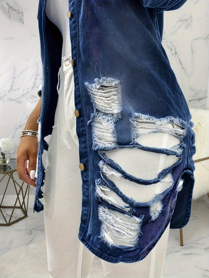 Women's Versatile Denim Single-Breasted Jacket – 10-Variant Selection – view 6