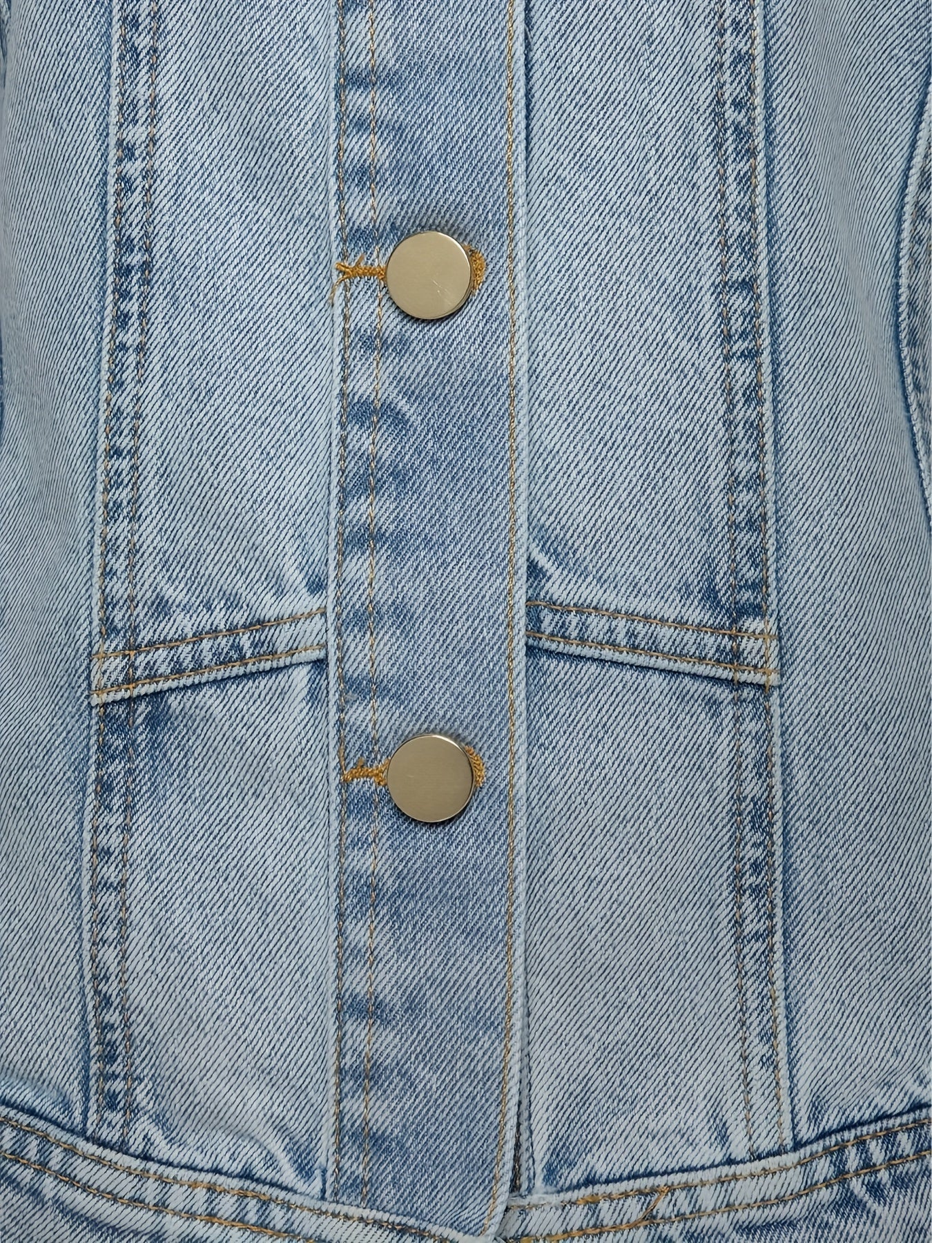 Women's Versatile Denim Single-Breasted Jacket – Sizes XS detail view