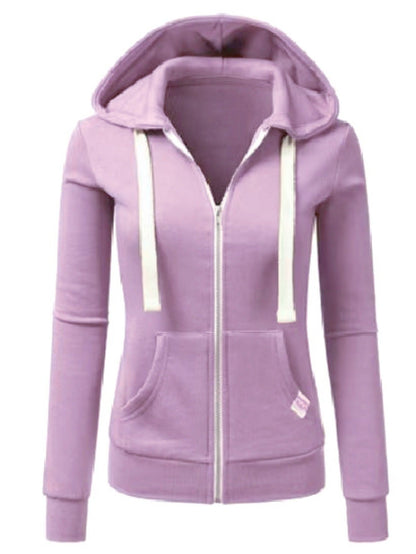 Women's Versatile Denim Zip-Up Cardigan – main product image
