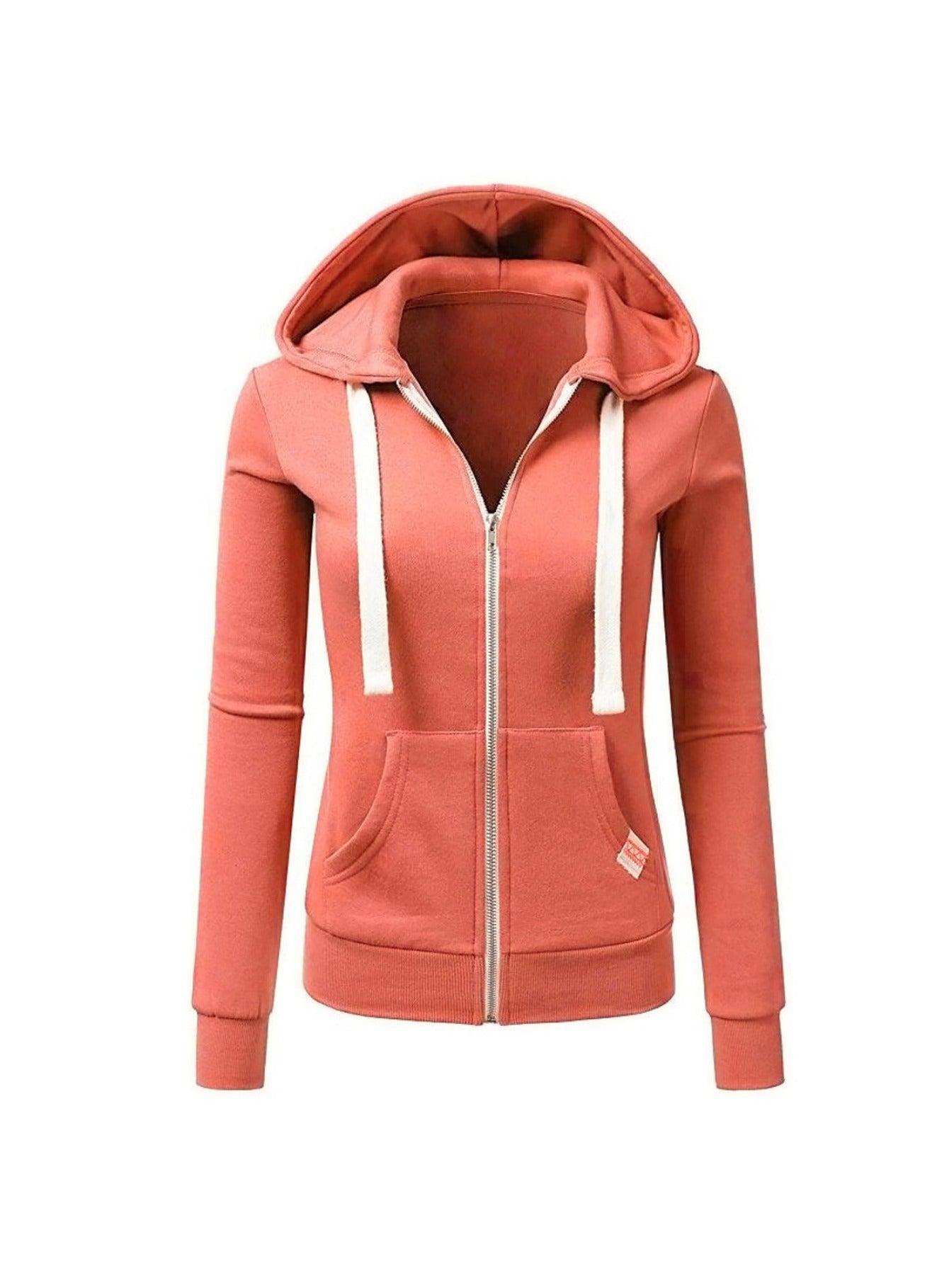 Women's Versatile Denim Zip-Up Cardigan detail view