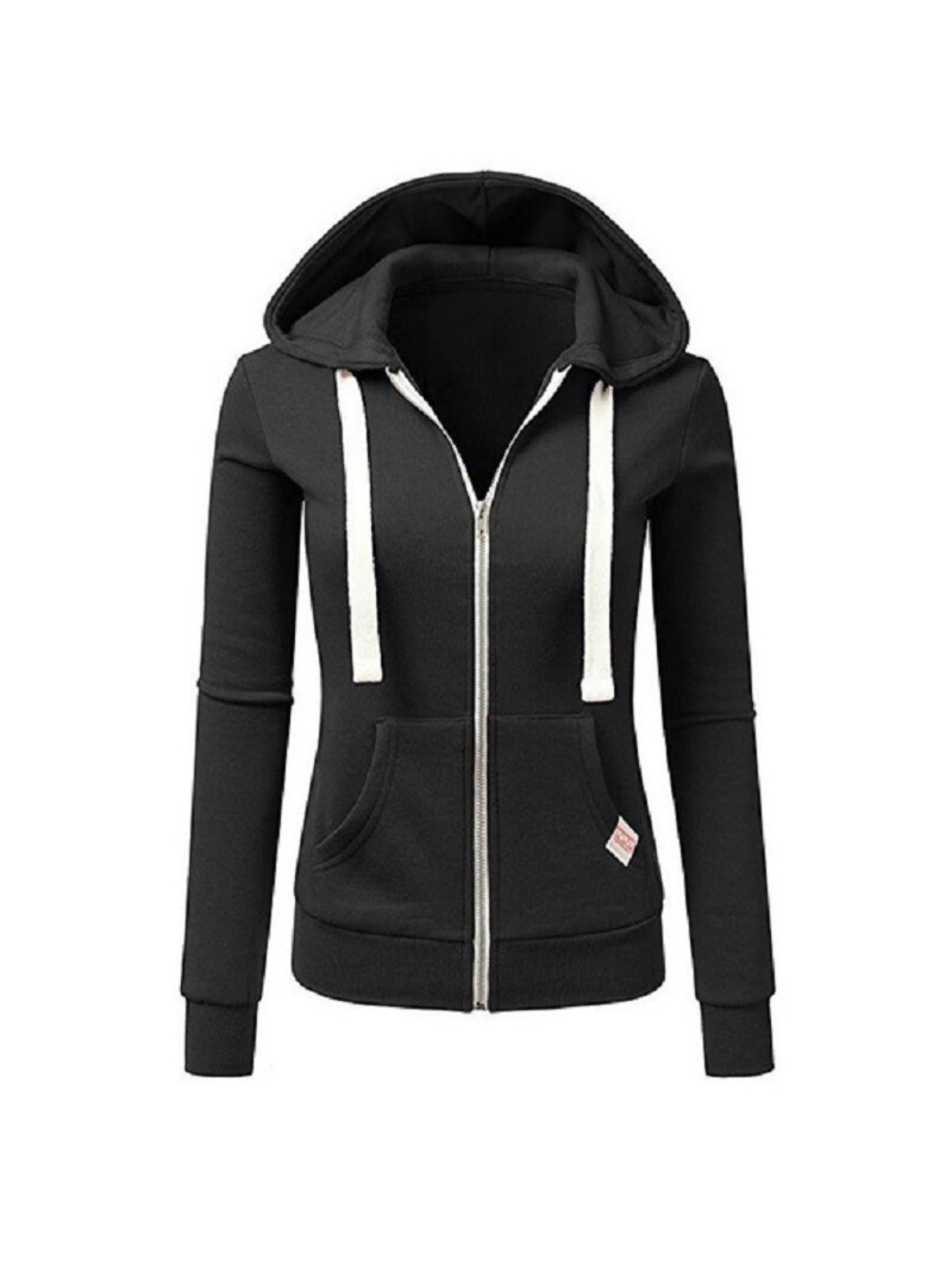 Women's Versatile Denim Zip-Up Cardigan detail view