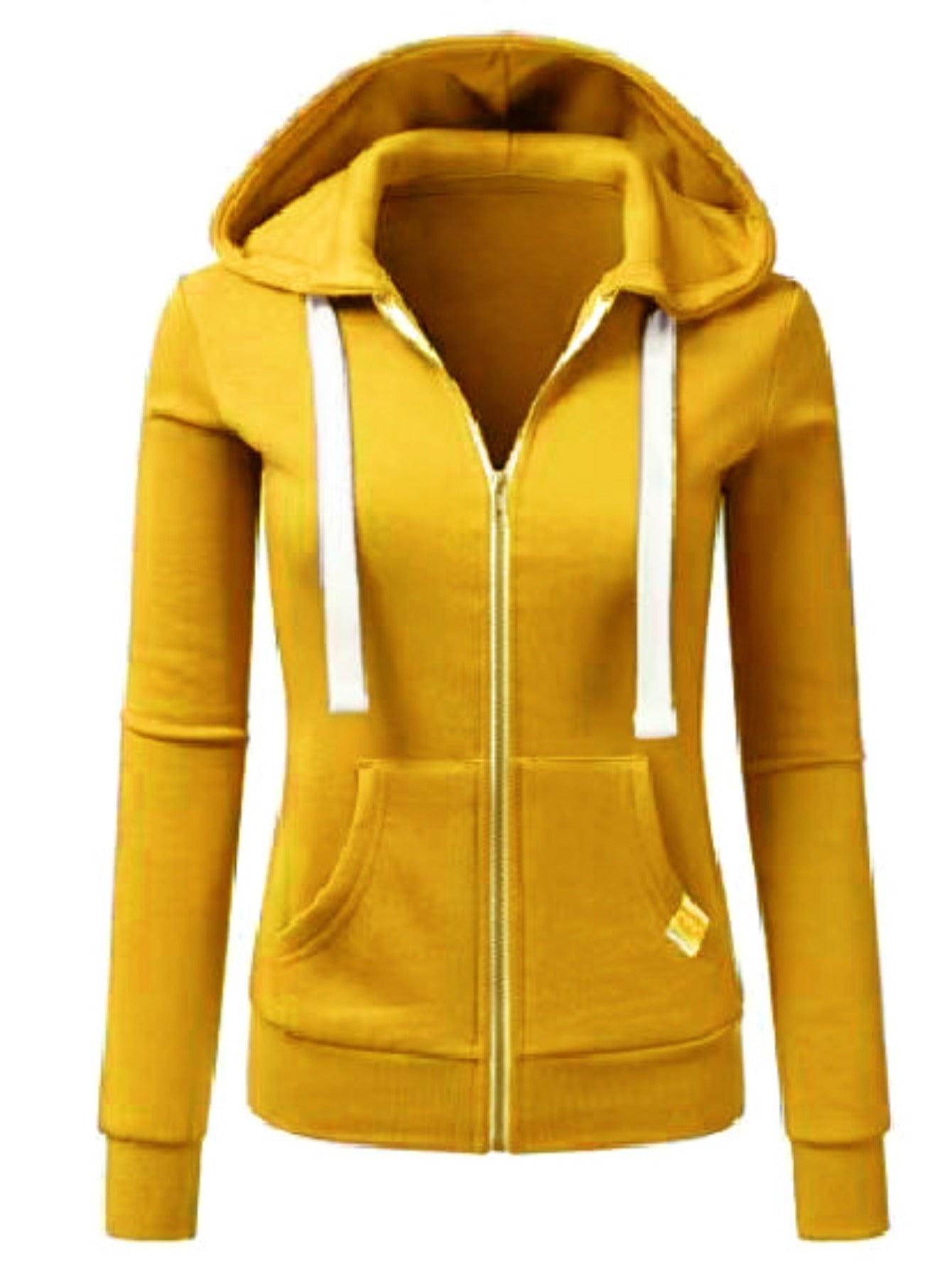 Women's Versatile Denim Zip-Up Cardigan detail view