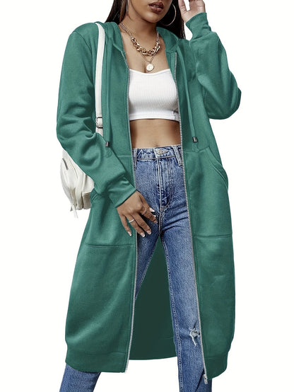 Women's Versatile Fleece Zip-Up Hoodie – main product image