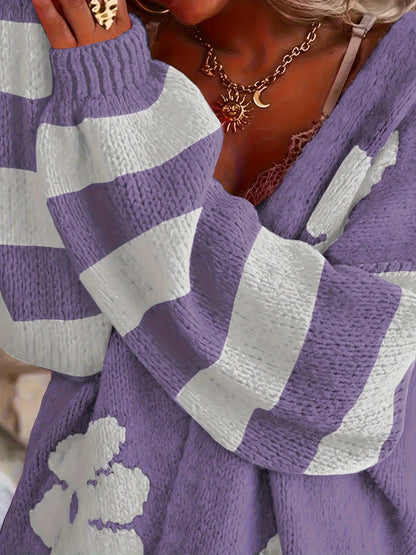 Women's Versatile Floral Button-Front Cardigan – view 3