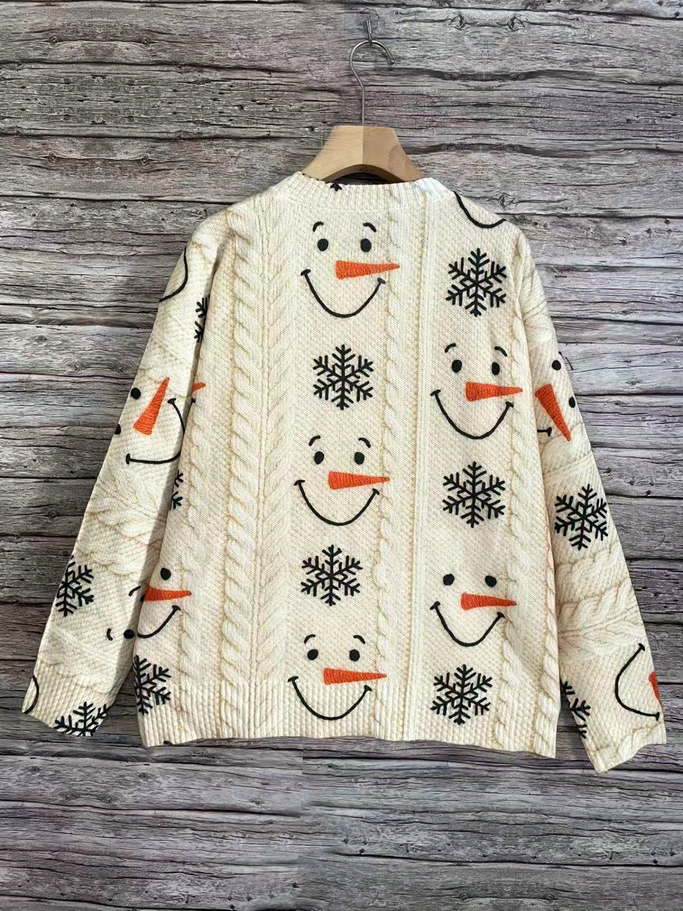 Women's Versatile Graphic Button-Front Cardigan – Sizes S–XXL detail view