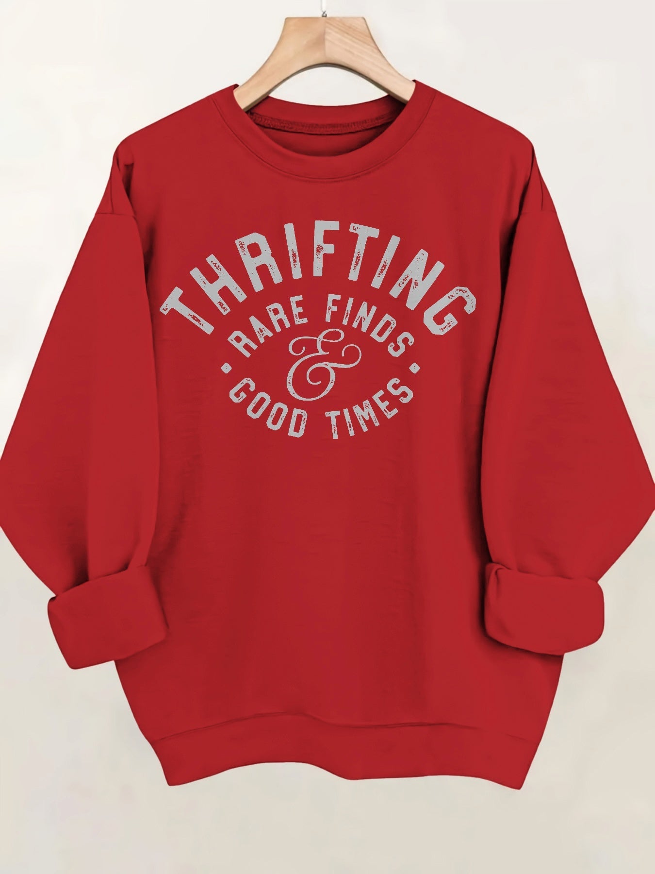 Women's Versatile Graphic Pullover Jacket – Red option – view 2