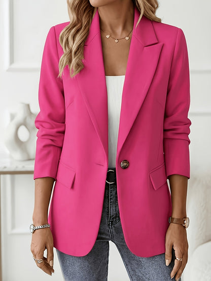 Women's Versatile Pullover Blazer – Apricot / Khaki – Apricot option – view 8