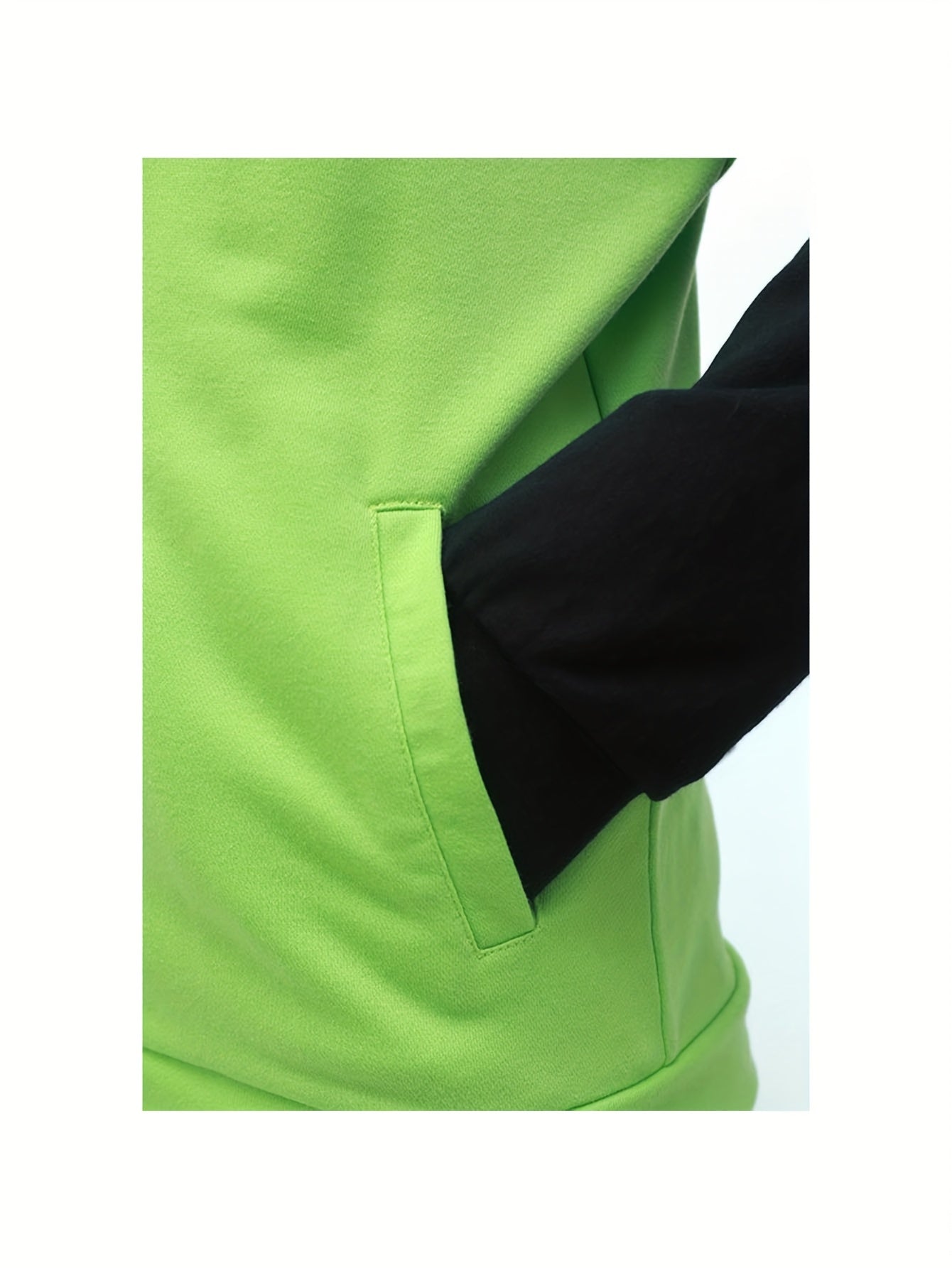 Women's Versatile Pullover Hoodie – Grass Green – view 12
