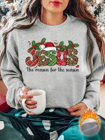 Women's Versatile Pullover Hoodie – Light Grey / Black detail view