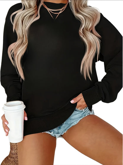 Women's Versatile Pullover Hoodie – Light Grey / Black detail view