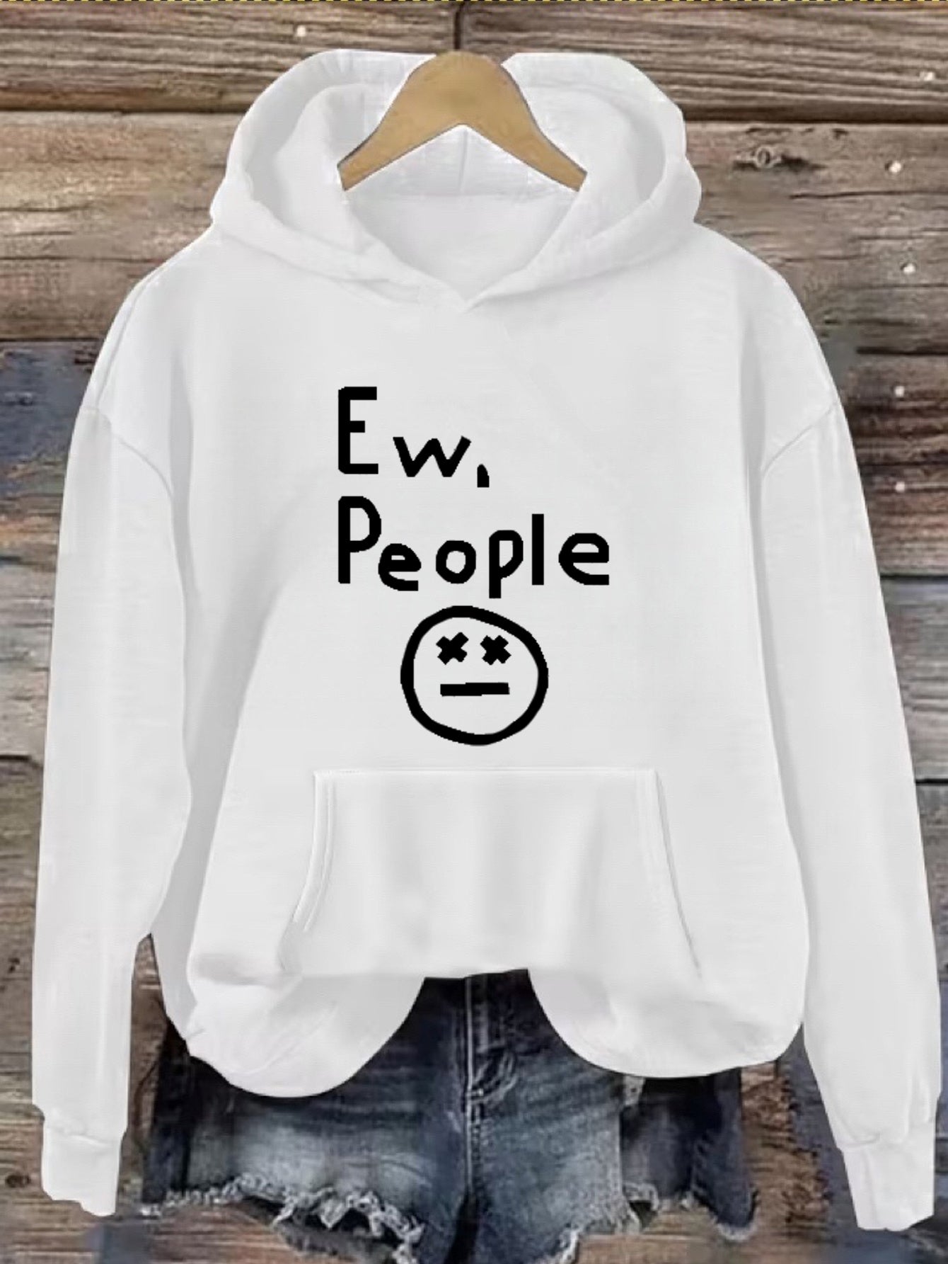 Women's Versatile Pullover Hoodie – White Colorway 03557 – view 11