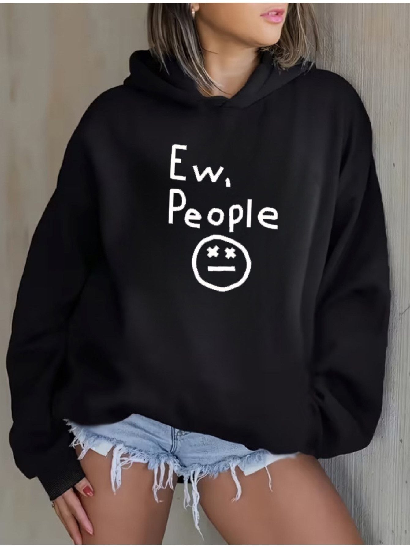 Women's Versatile Pullover Hoodie – White Colorway 03557 – White option – view 6