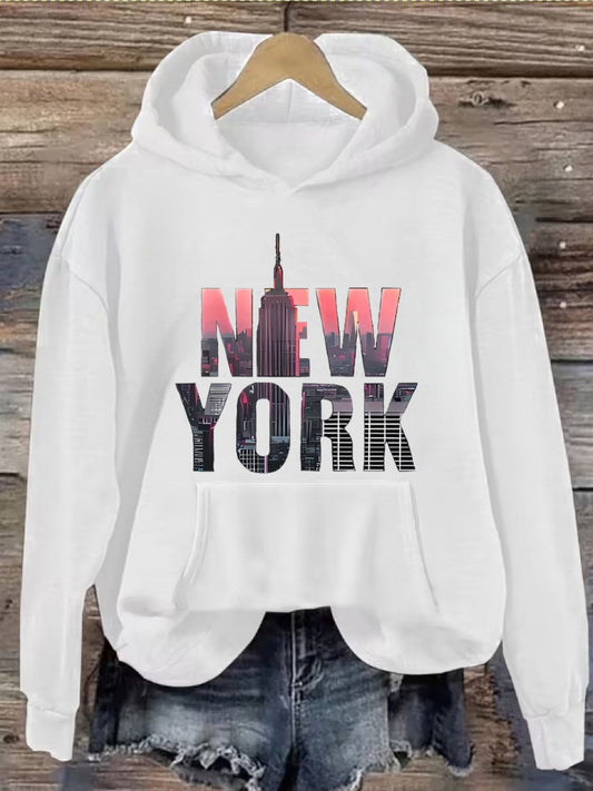 Women's Versatile Pullover Hoodie – White Colorway 60069 – White option – main product image