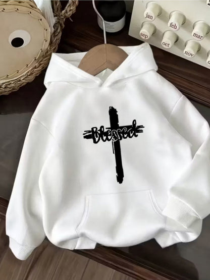 Women's Versatile Pullover Hoodie – White Colorway 94533 detail view