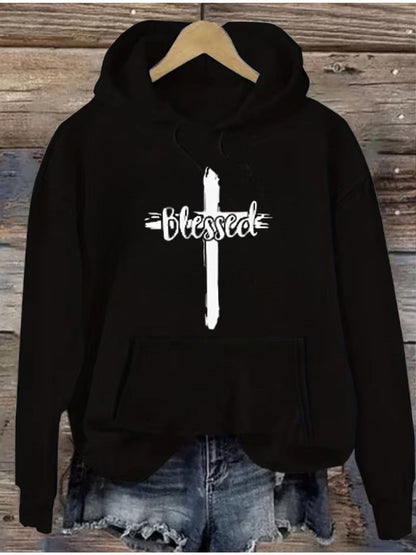 Women's Versatile Pullover Hoodie – White Colorway 94533 detail view