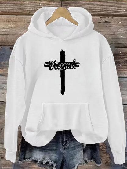 Women's Versatile Pullover Hoodie – White Colorway 94533 – White option – main product image