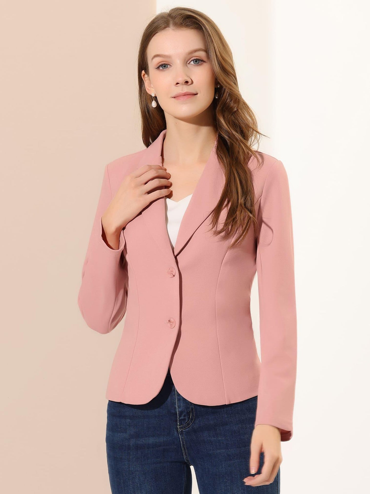 Women's Versatile Single-Breasted Blazer detail view