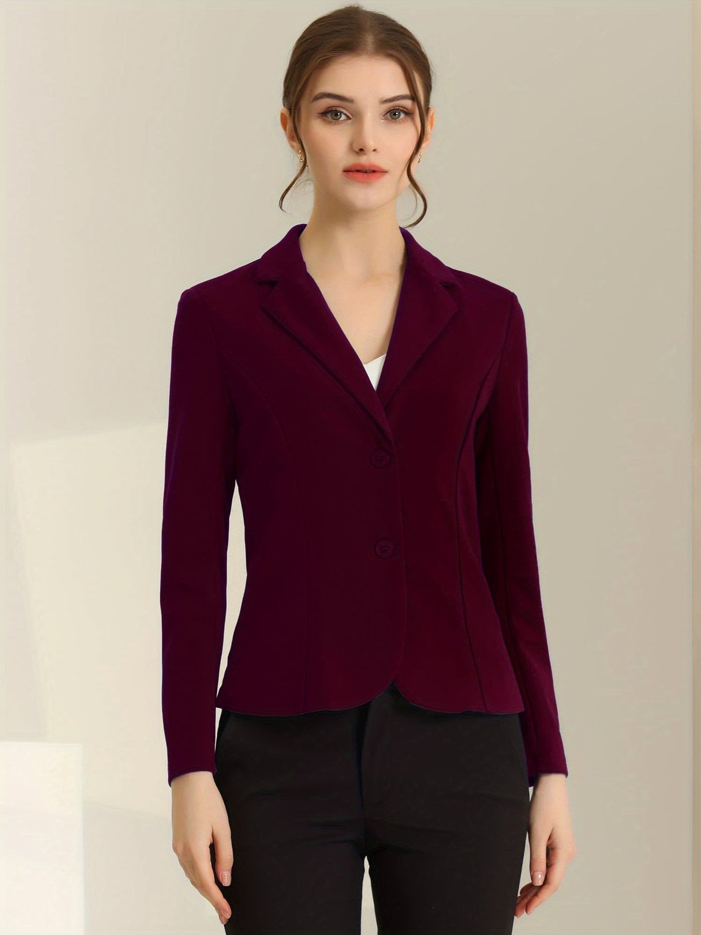 Women's Versatile Single-Breasted Blazer detail view