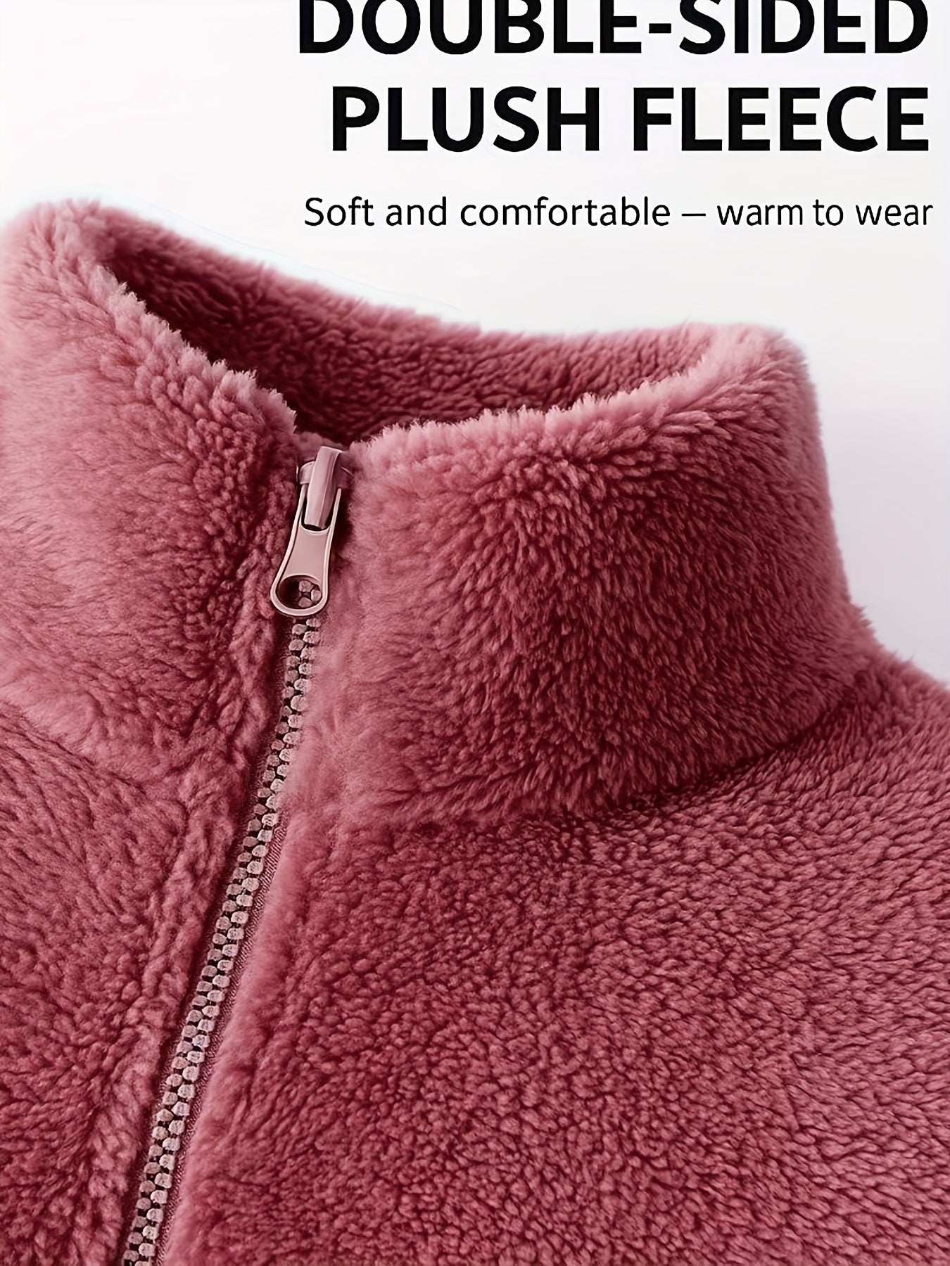 Women's Versatile Zip-Up Cardigan detail view