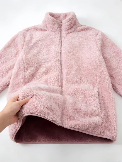 Women's Versatile Zip-Up Cardigan detail view
