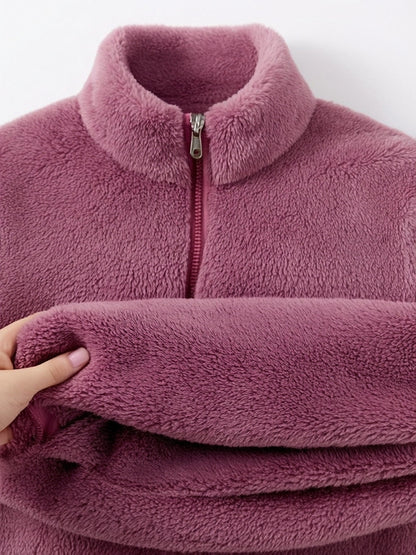 Women's Versatile Zip-Up Cardigan detail view