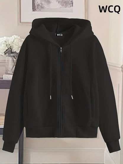 Women's Versatile Zip-Up Hoodie – 5-Color Selection detail view