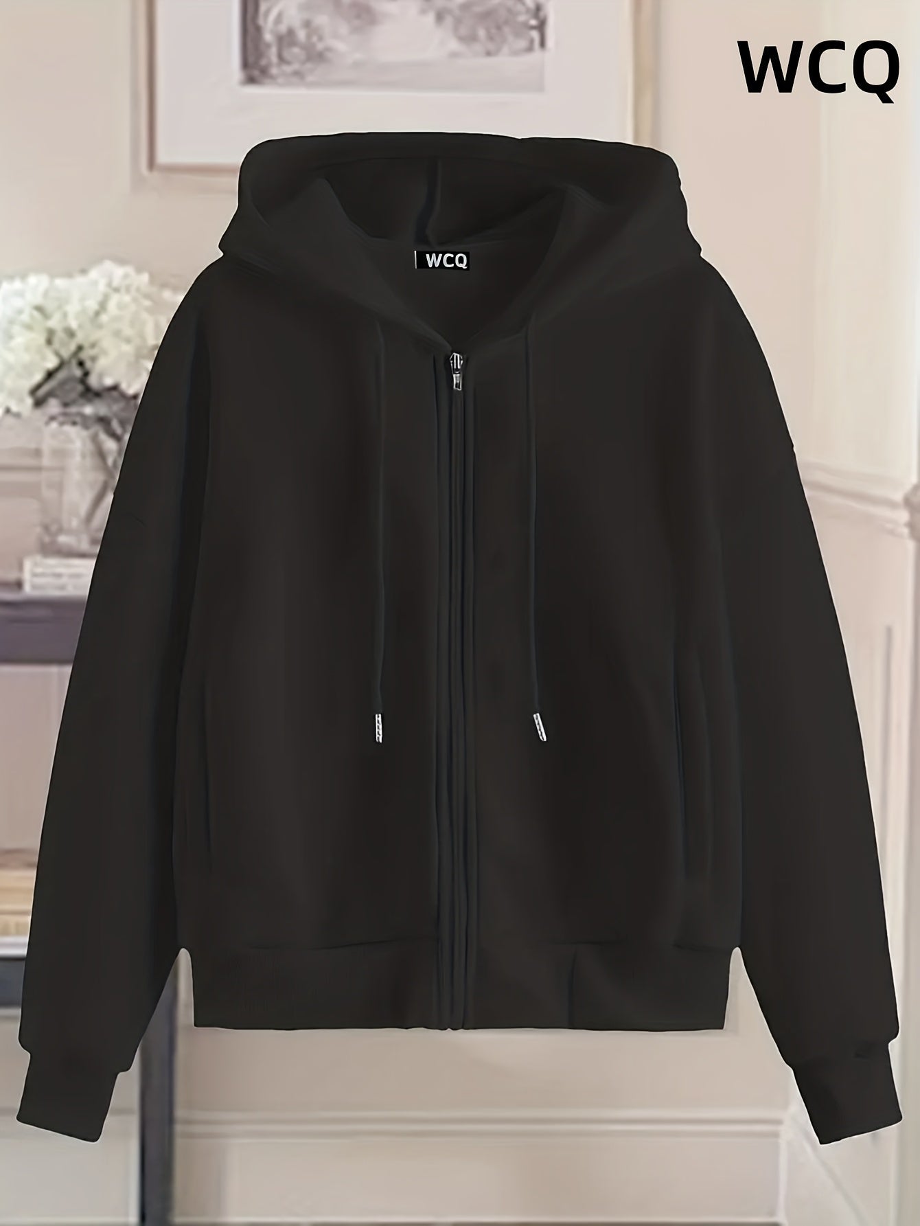 Women's Versatile Zip-Up Hoodie – 5-Color Selection – White option – view 3