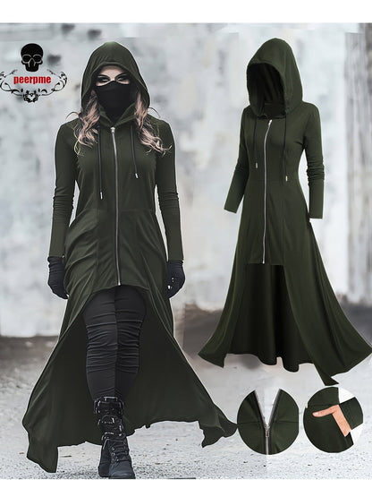 Women's Versatile Zip-Up Jacket – Olive Green – Green option – view 2