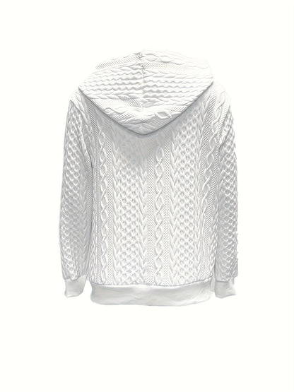 Women's Versatile Zip-Up Jacket – White detail view