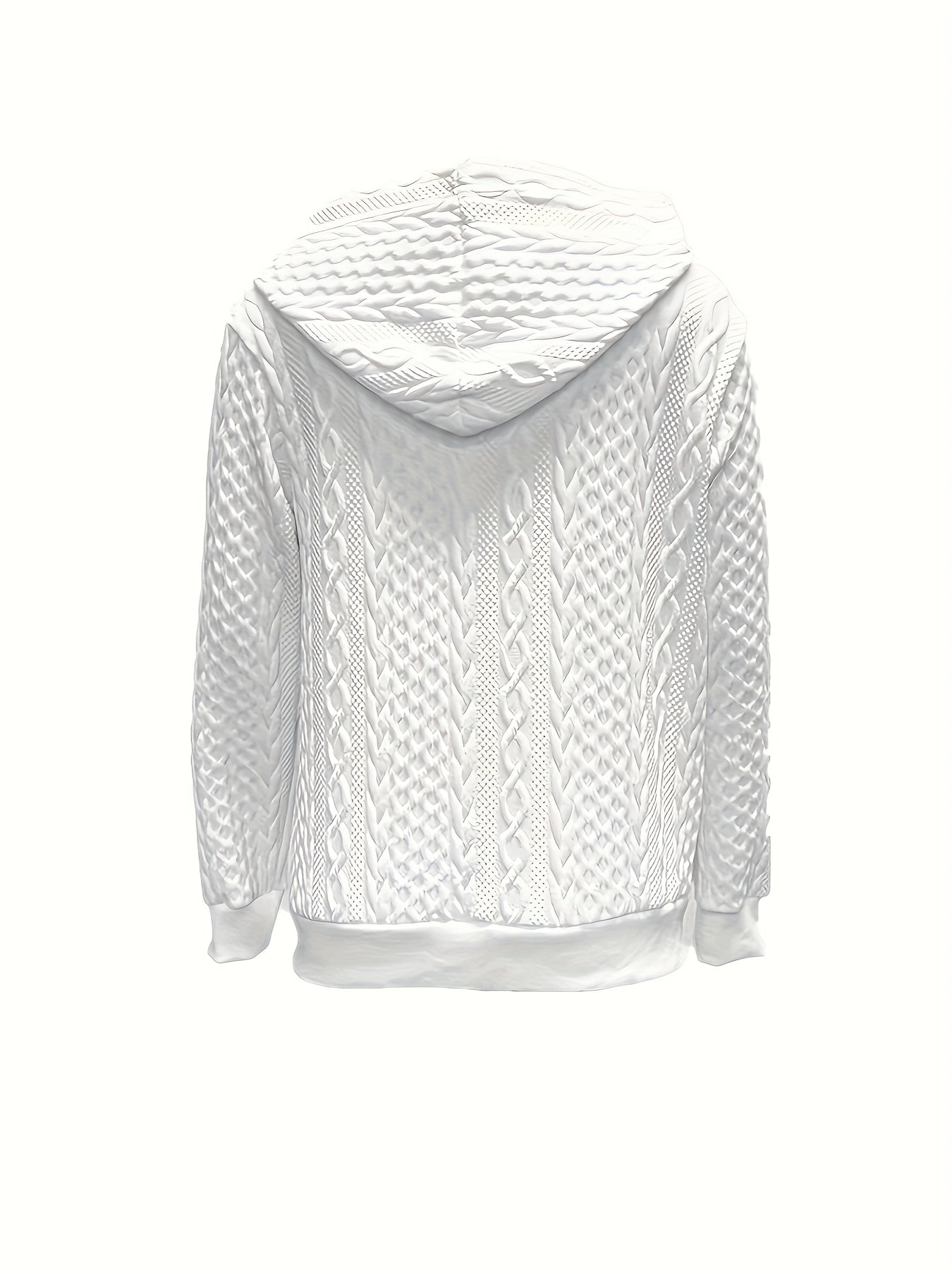 Women's Versatile Zip-Up Jacket – White detail view