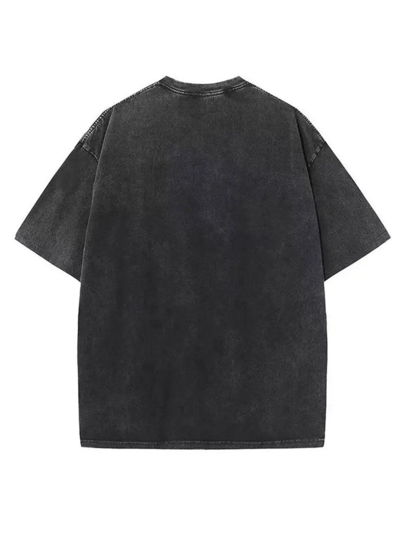 Women's Vintage Washed Oversized T-Shirt - Round Neck Short Sleeve detail view
