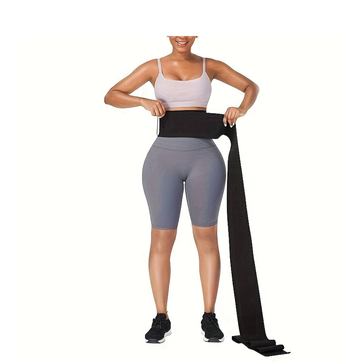 Women's Waist Cincher – High Elasticity Women'S Waist Trainer Tummy Control Belt Fabric – view 2