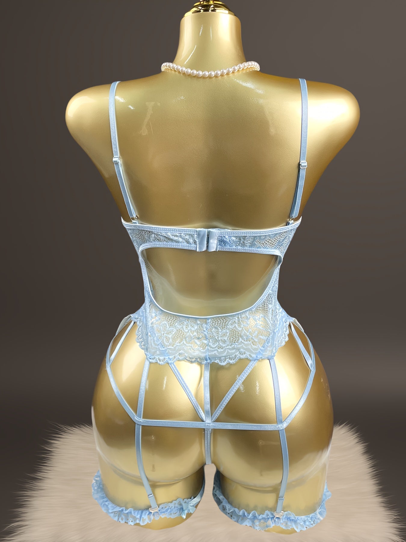 Women's Waist Trainer Shapewear - Floral Lace – view 4